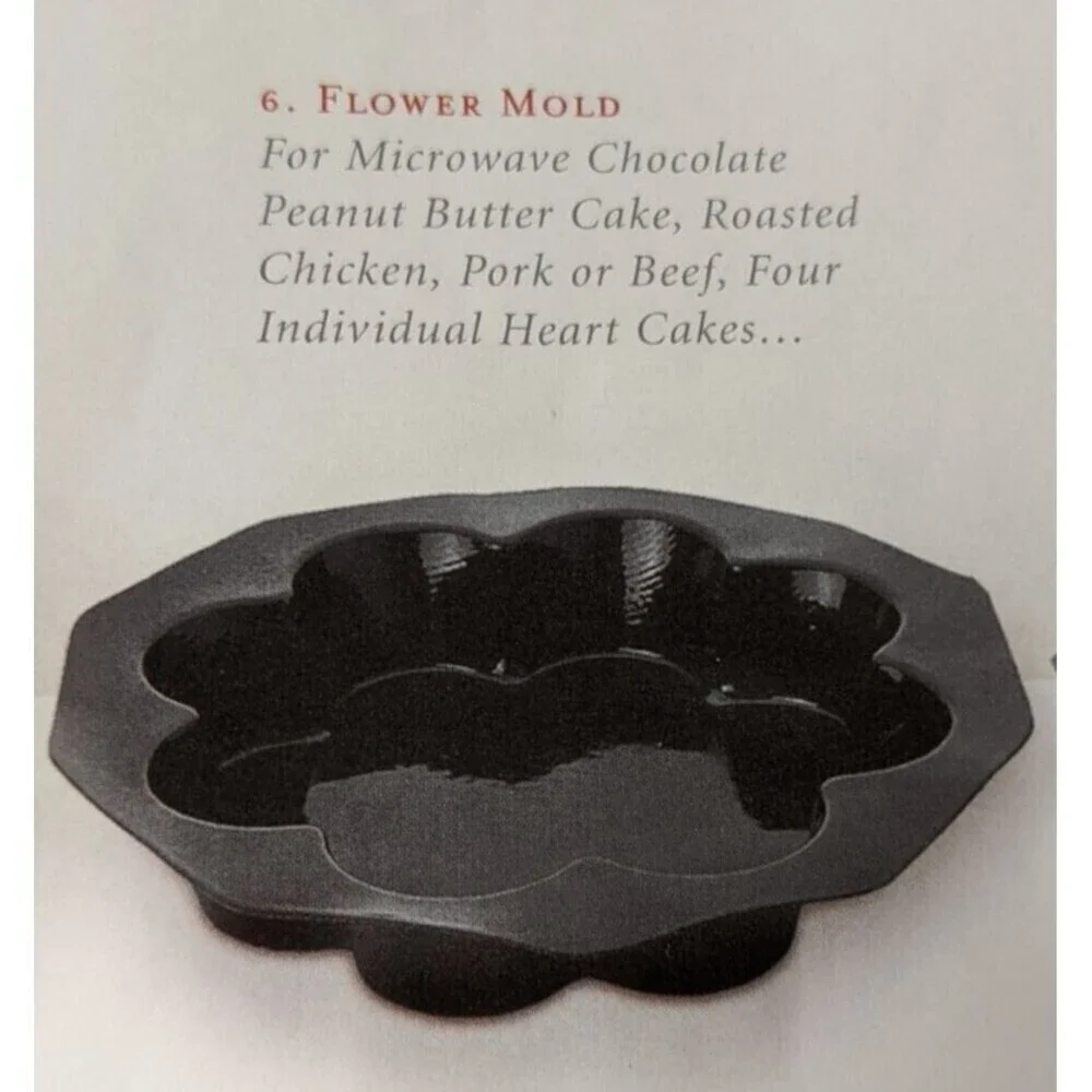 Demarle Flexipan Silicone Black Flower Mold 10 1/4